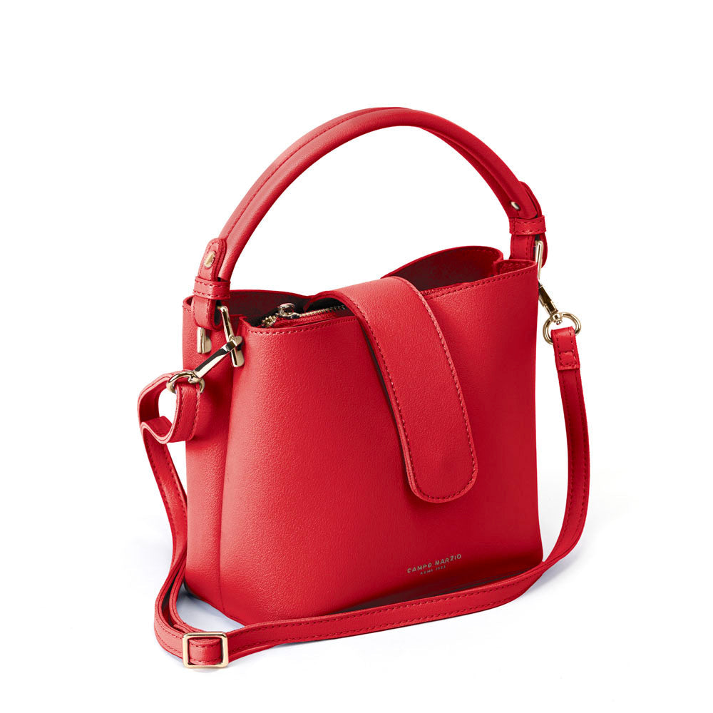 Wendy Bucket Bag - Cherry Red