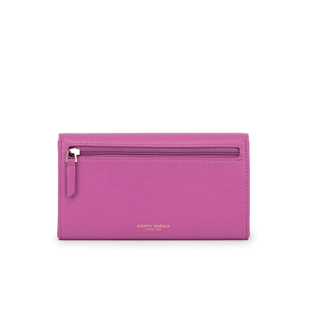 Ellen Wallet - Mauve Silver