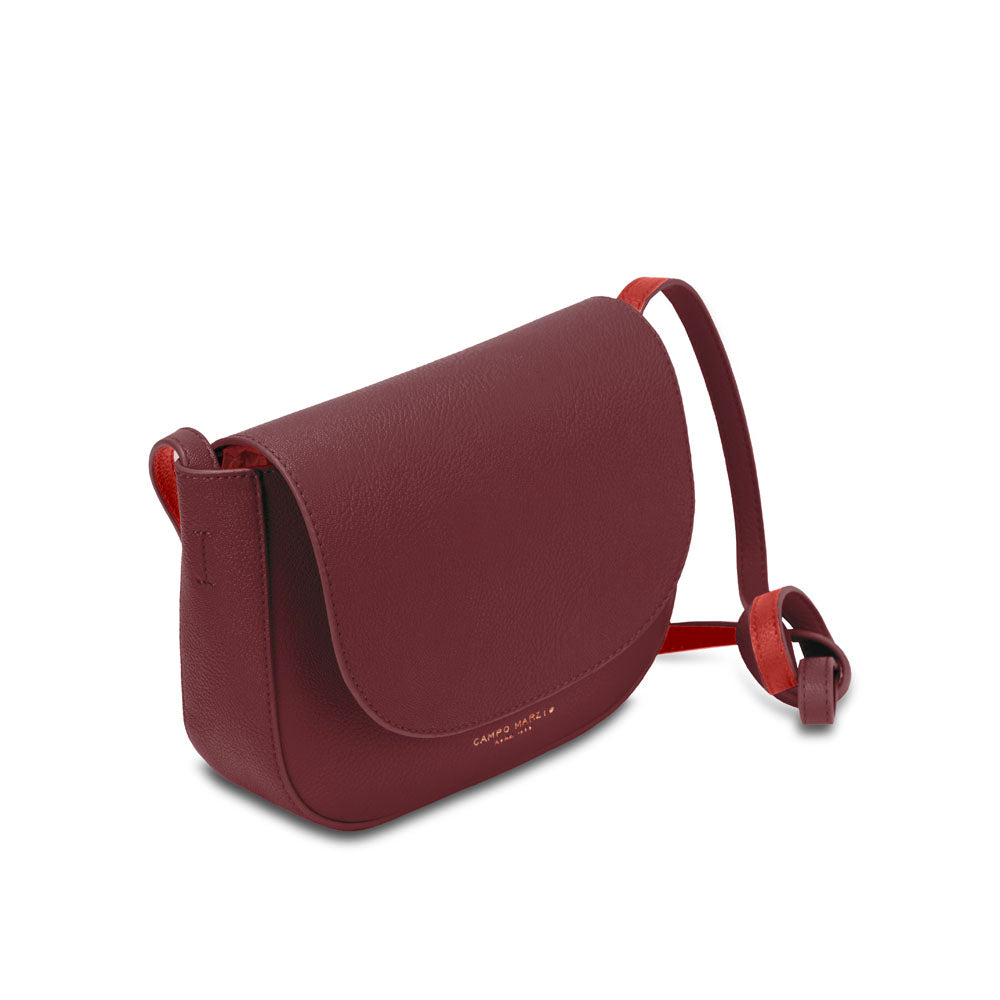 Kym Saddle Bag - Plum Tangerine Tango