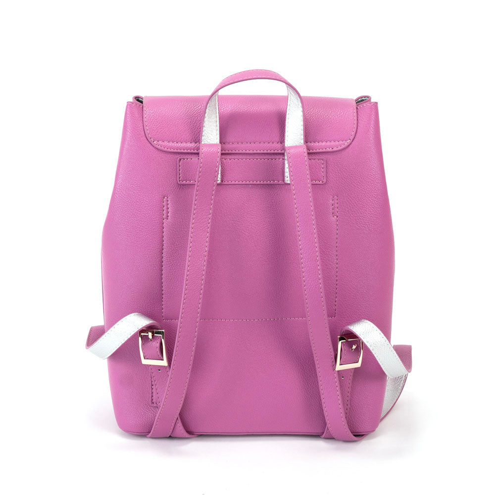 Keira Backpack - Mauve Silver
