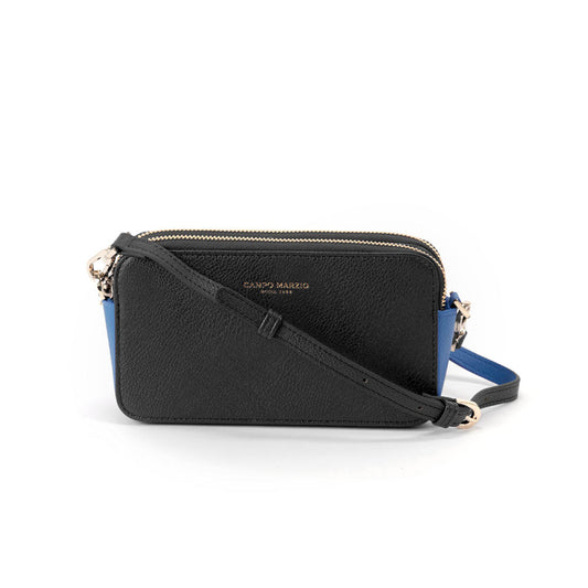 Chloe Mini Bag - Black Lapis Blue