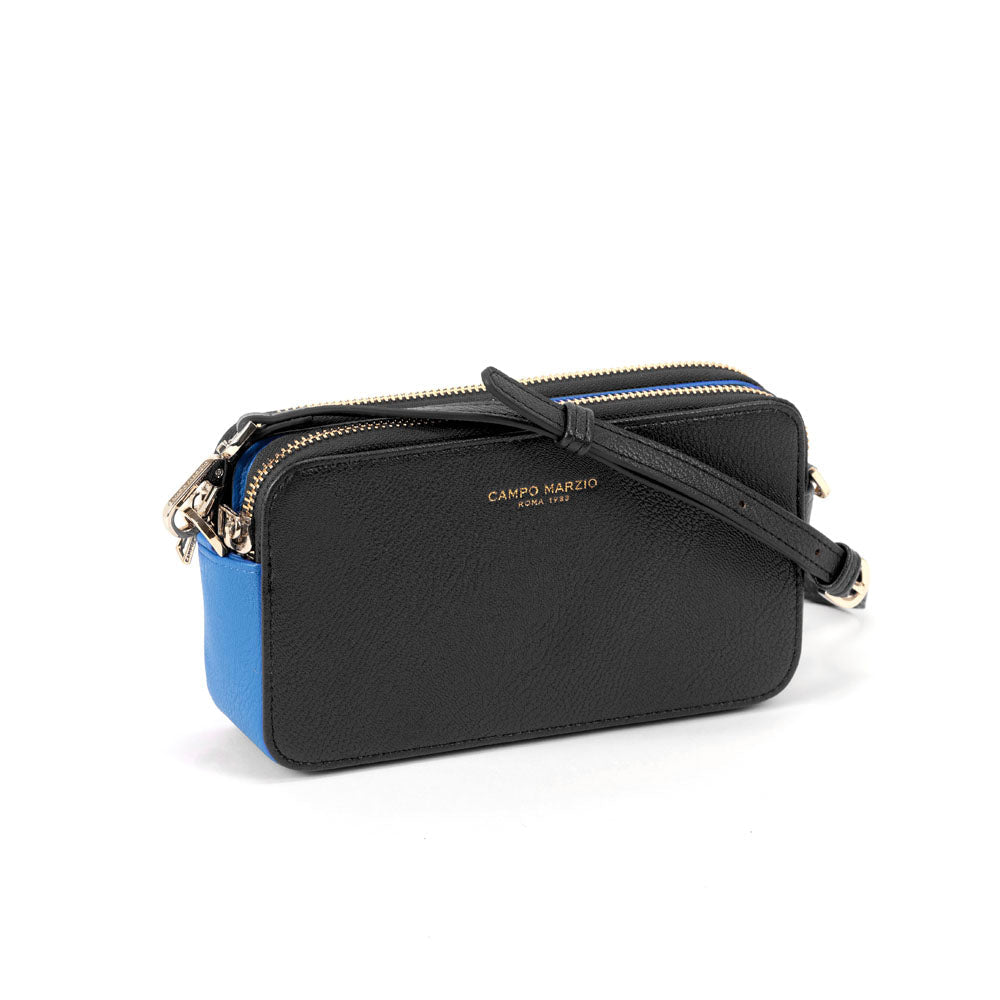 Chloe Mini Bag - Black Lapis Blue