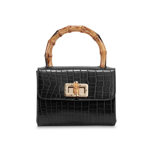 Bamboo Mini Bag - Black