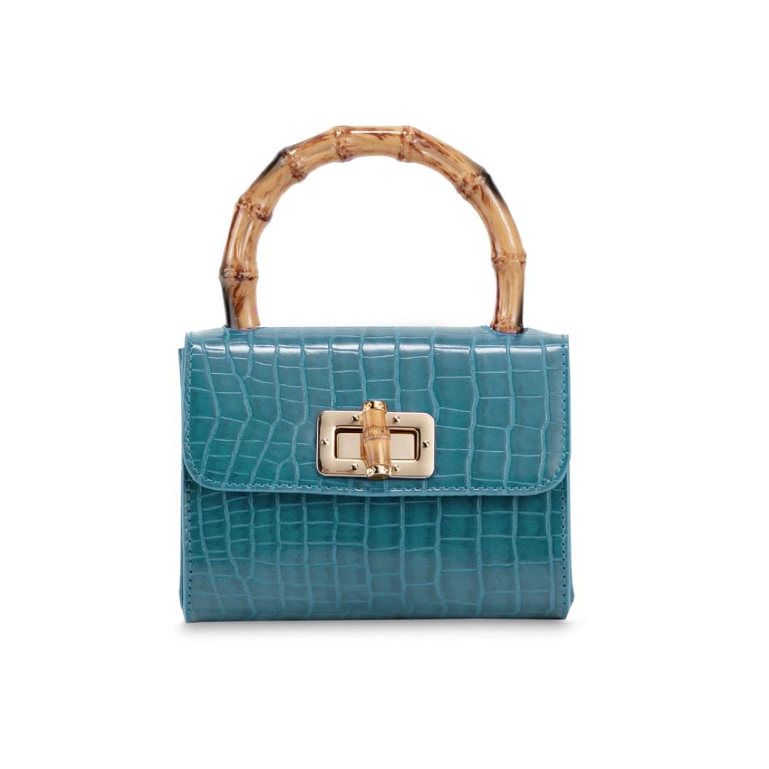 Bamboo Mini Bag - Blue Jeans