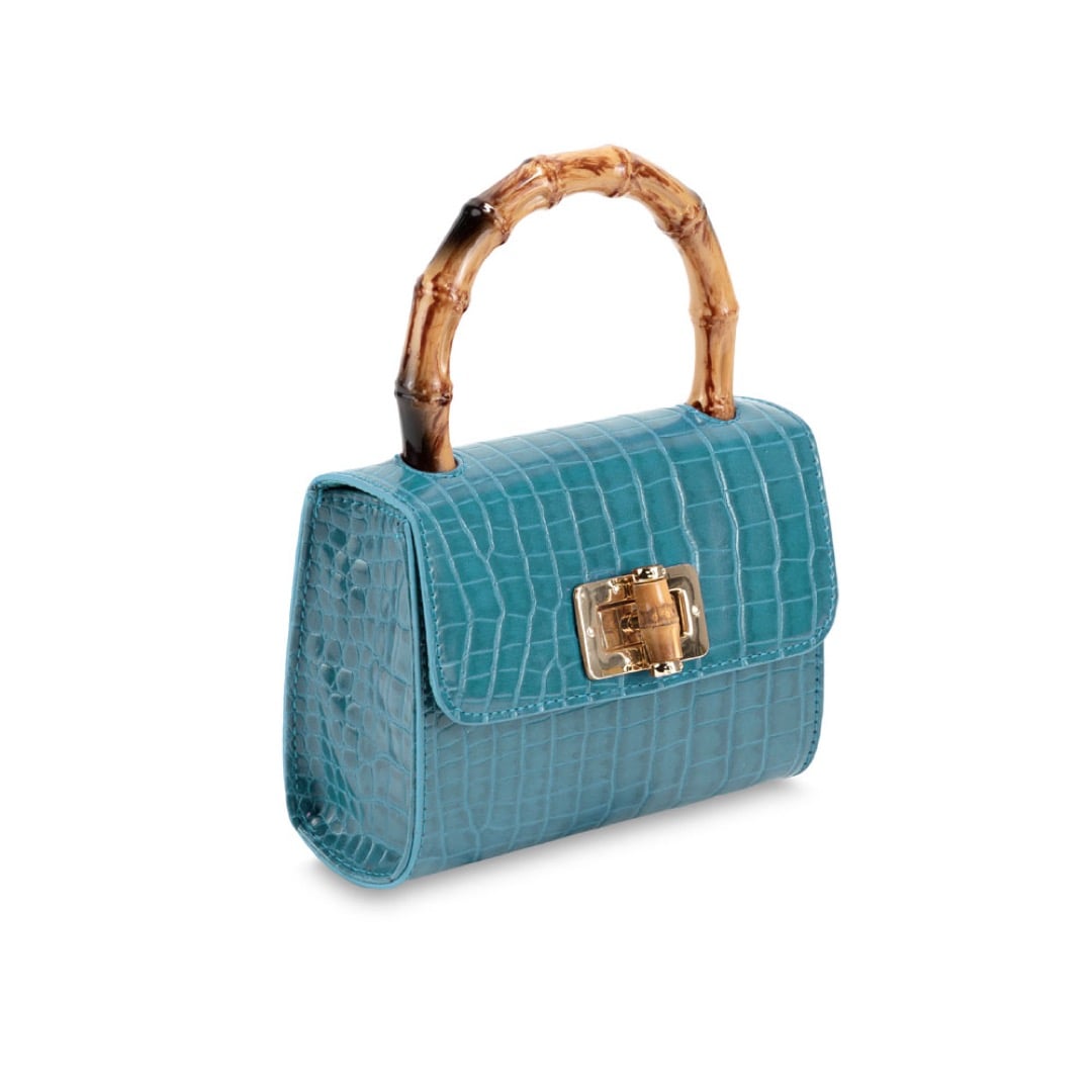 Bamboo Mini Bag - Blue Jeans