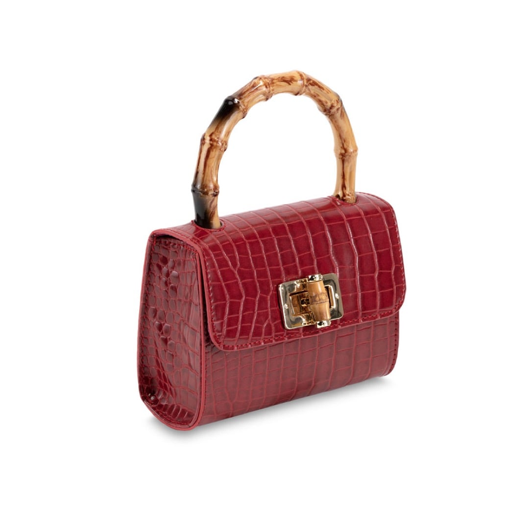Bamboo Mini Bag Flame - Scarlet