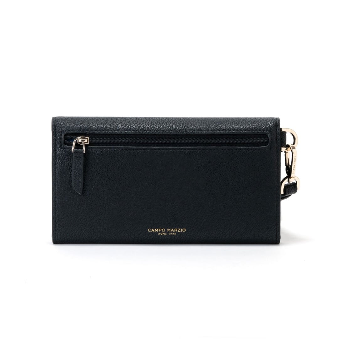 Ellen Wallet - Black Lapis Blue
