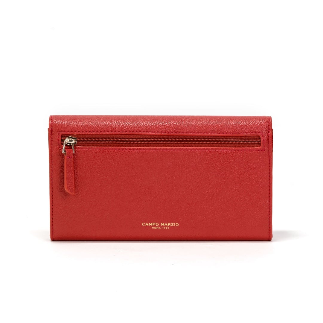 Ellen Wallet - Cherry Red Fuchsia