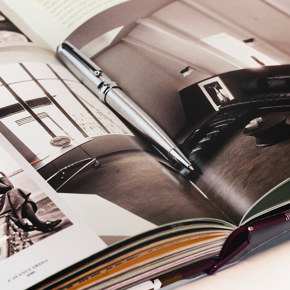 Minny Big Ballpoint Pen Silver