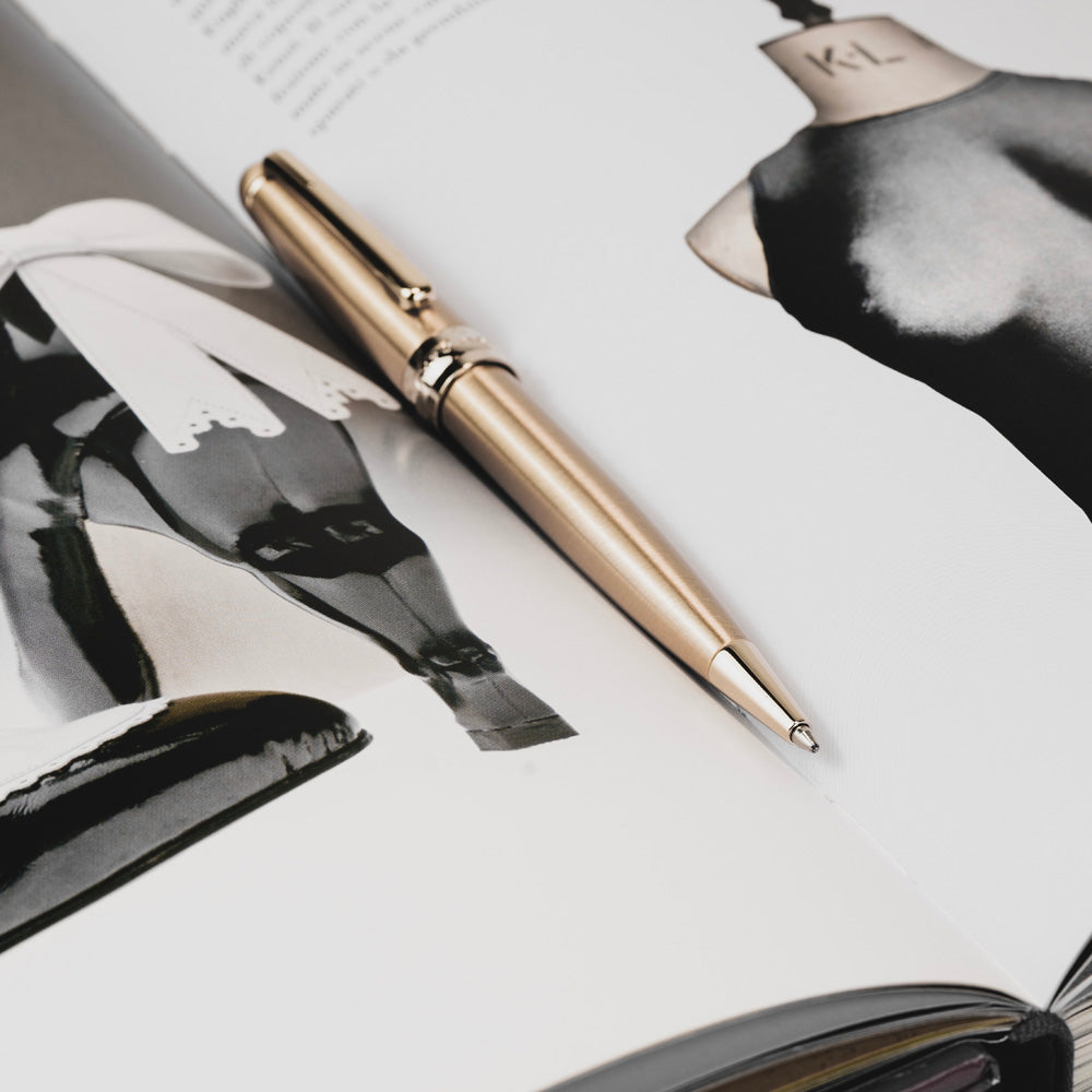 Minny Big Ballpoint Pen Gold