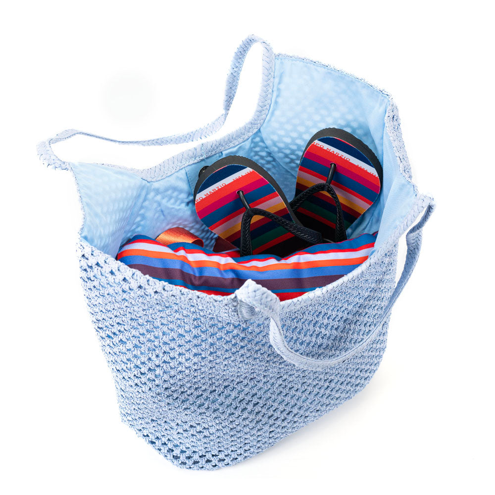 Ariel Tote Bag - Powder Blue