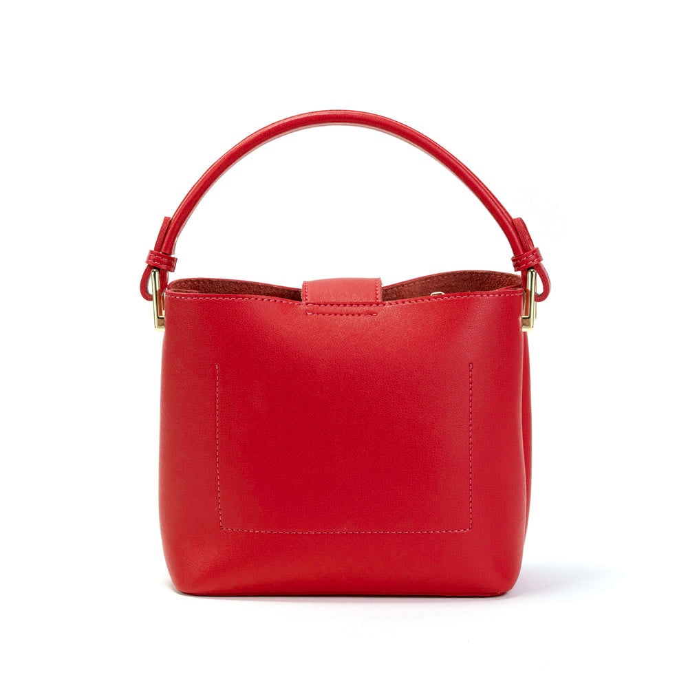 Wendy Bucket Bag - Cherry Red