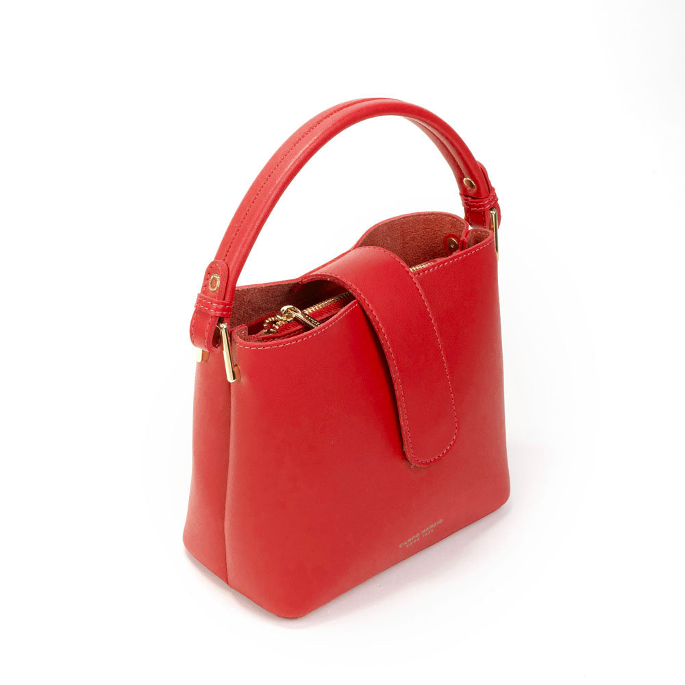 Wendy Bucket Bag - Cherry Red
