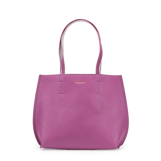 Iconic Midi Tote Bag - Mauve Silver