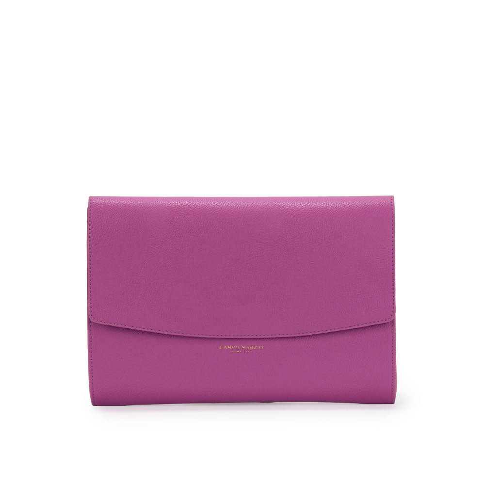 Renee Clutch Bag - Mauve Silver