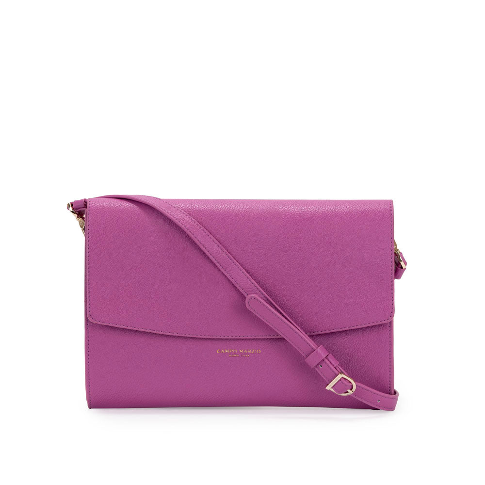 Renee Clutch Bag - Mauve Silver