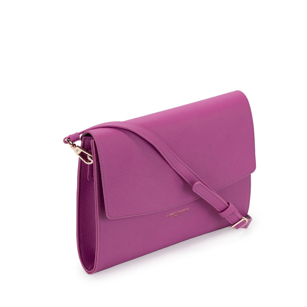 Renee Clutch Bag - Mauve Silver