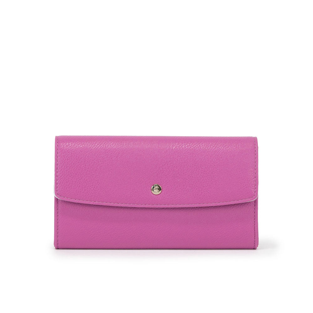 Ellen Wallet - Mauve Silver