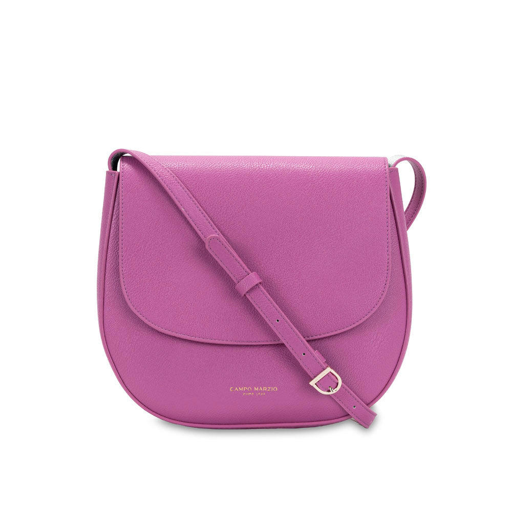 Kym Saddle Bag - Mauve Silver