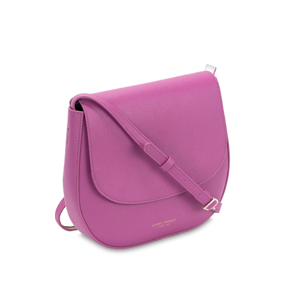Kym Saddle Bag - Mauve Silver