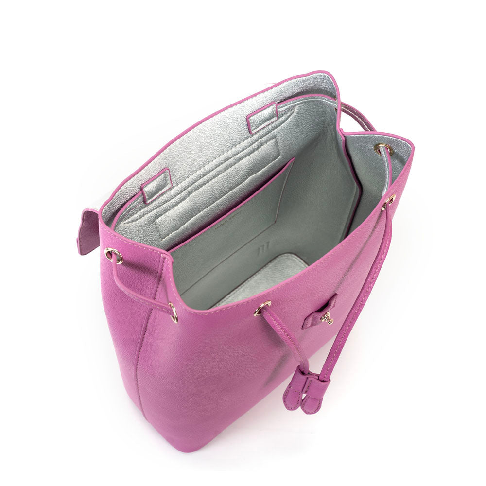 Keira Backpack - Mauve Silver