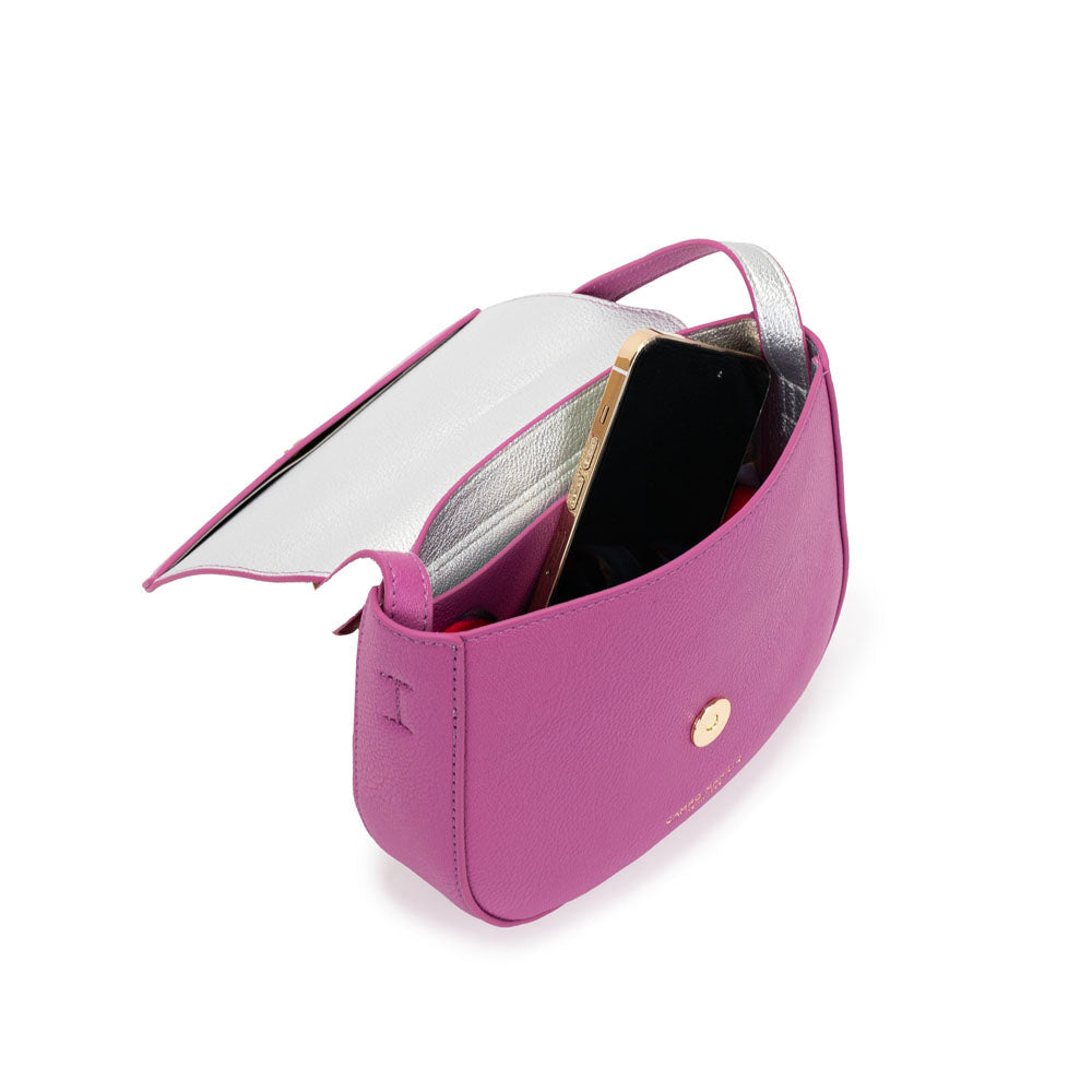 Rachel Mini Bag - Mauve Silver