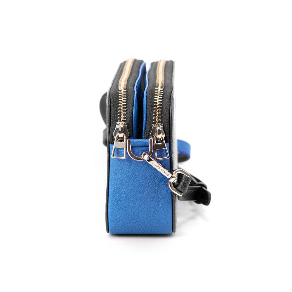 Chloe Mini Bag - Black Lapis Blue