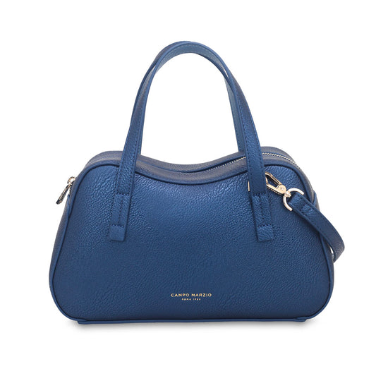 Brooke Bowling Bag  Metallic Blue  - Dark Denim