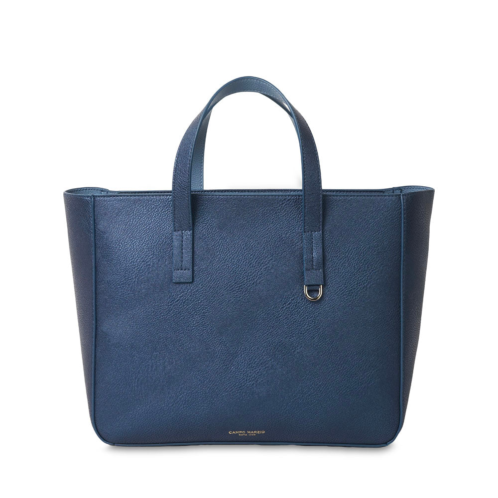 Ashley Handbag Metallic Blue