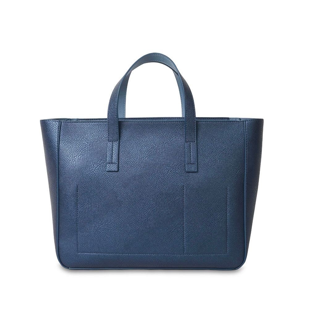 Ashley Handbag Metallic Blue