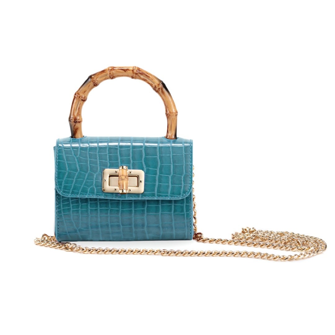 Bamboo Mini Bag - Blue Jeans