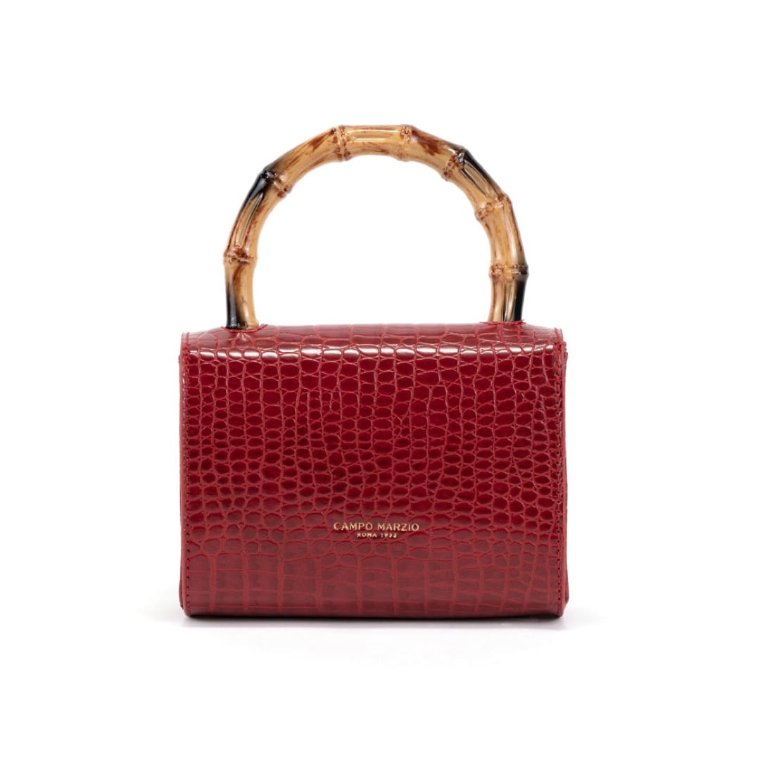 Bamboo Mini Bag Flame - Scarlet
