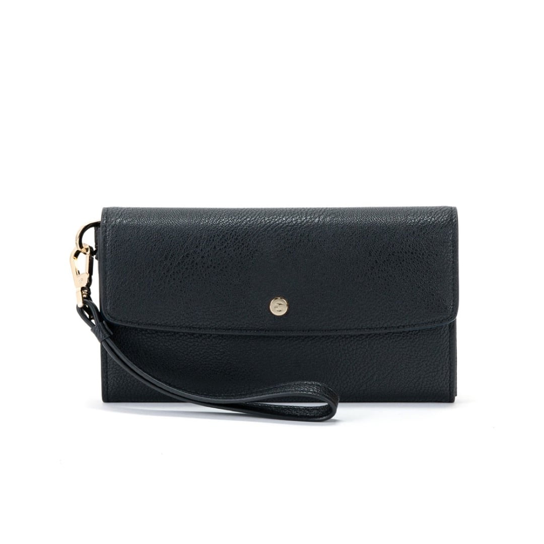Ellen Wallet - Black Lapis Blue