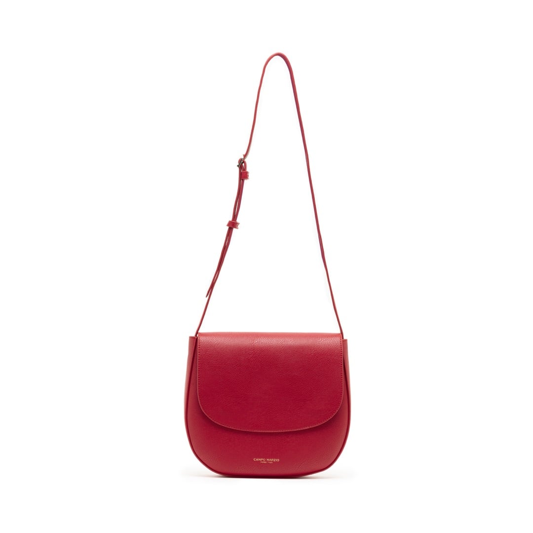 Kym Saddle Bag - Cherry Red Fuchsia Pink