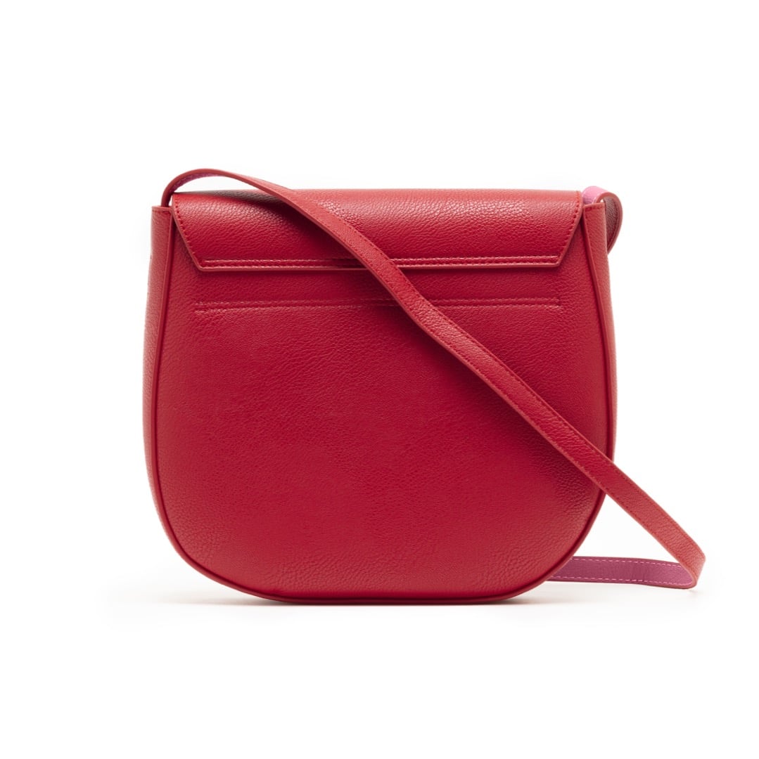 Kym Saddle Bag - Cherry Red Fuchsia Pink