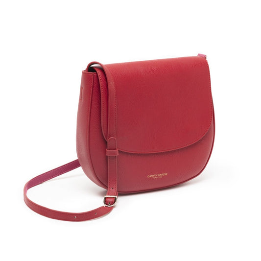 Kym Saddle Bag - Cherry Red Fuchsia Pink