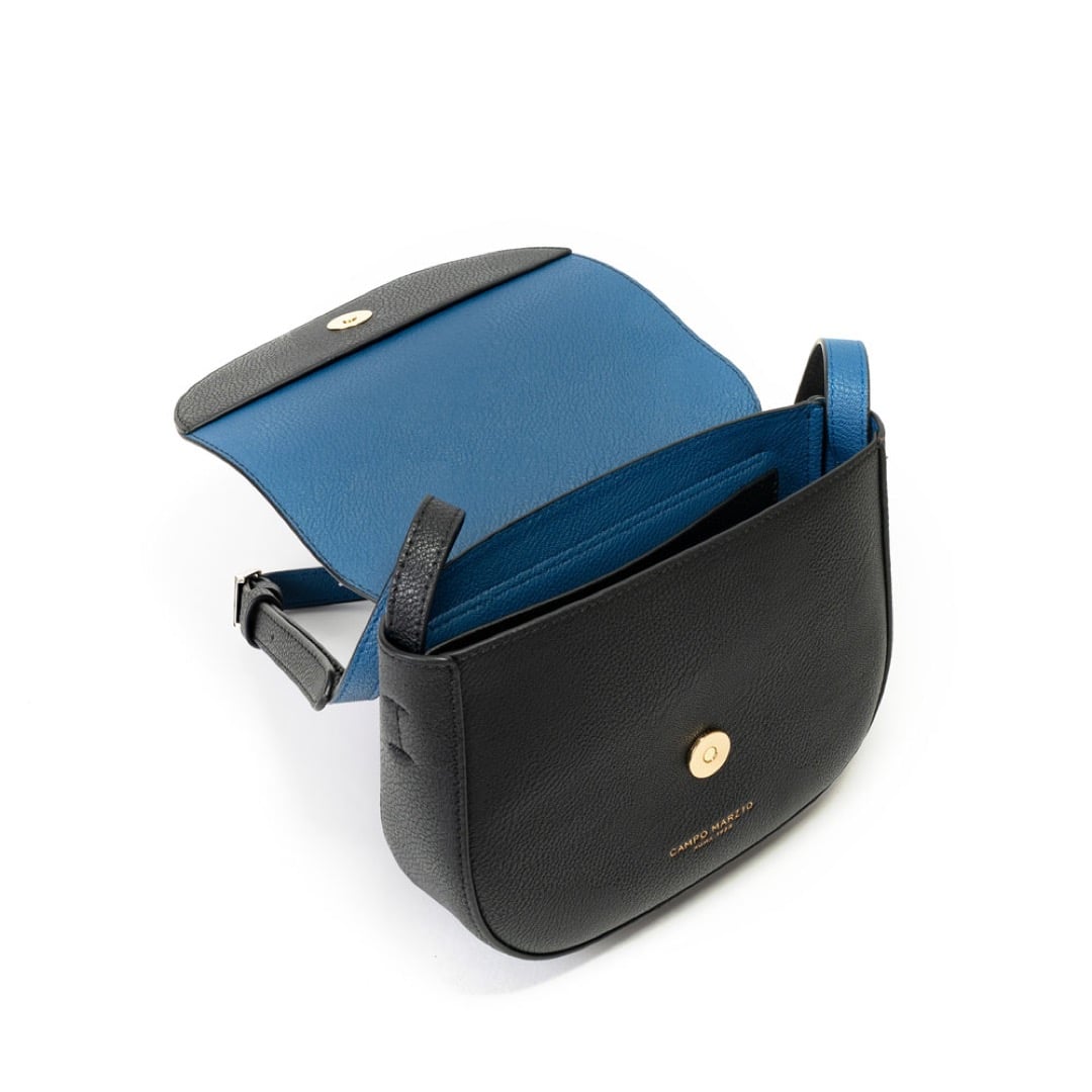 Rachel Mini Bag - Black Lapis Blue