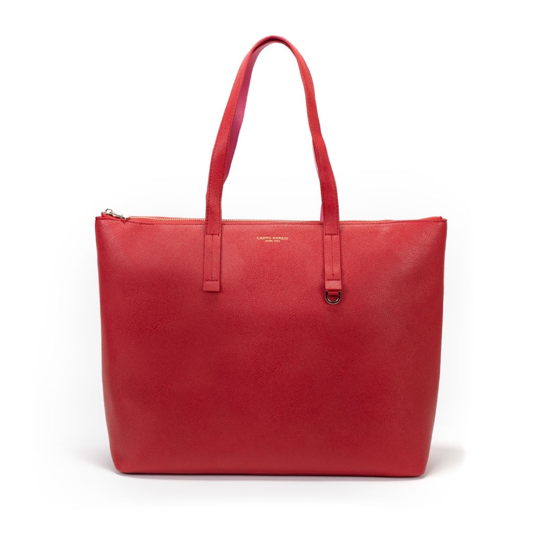 Winona Shopping Bag - Cherry Red Fuchsia Pink