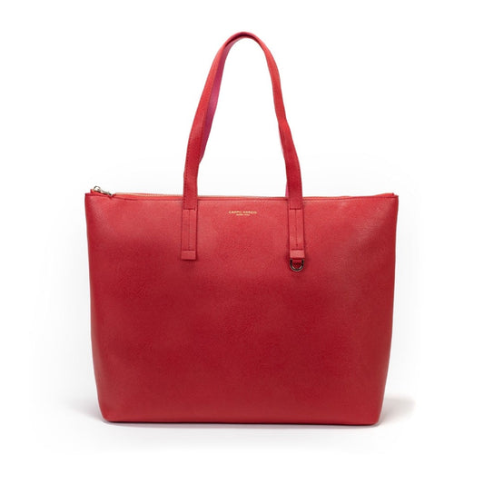 Winona Shopping Bag - Cherry Red Fuchsia Pink