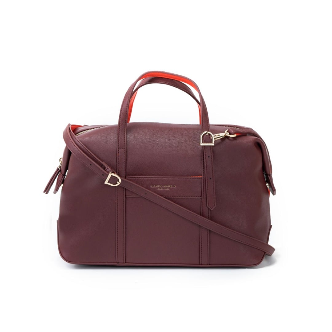 Ariana Bowling Bag - Burgundy