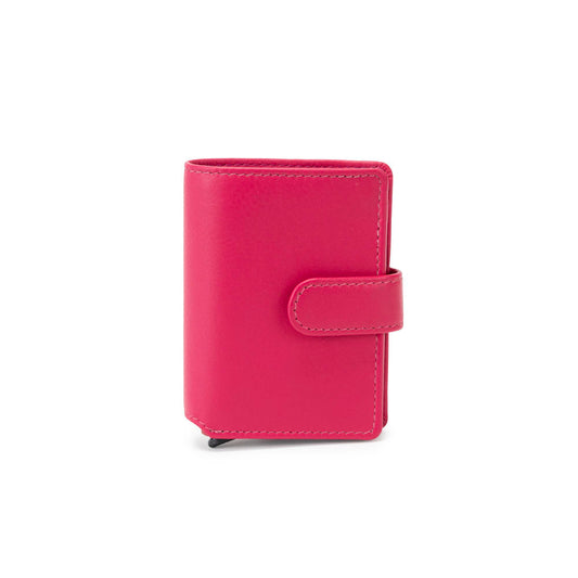 Axel Card Holder - Fuchsia Pink Flame Scarlet Red