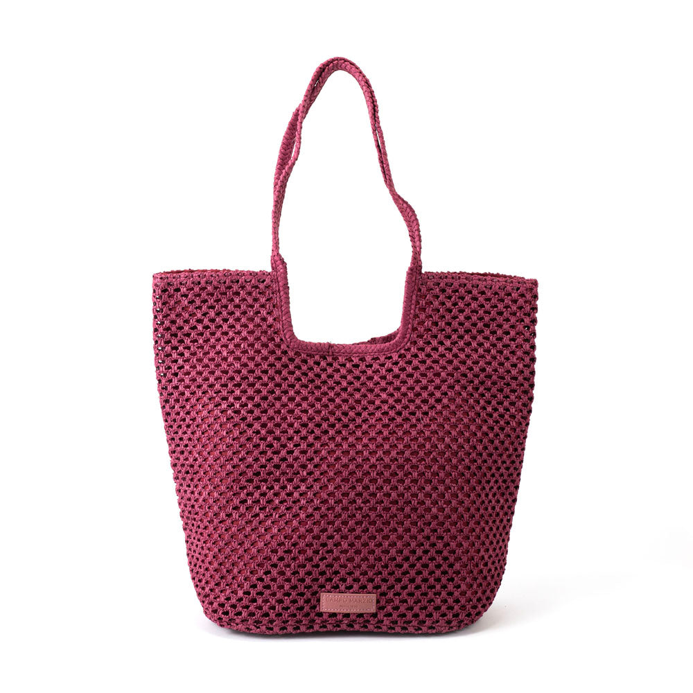 Ariel Tote Bag - Red Wine