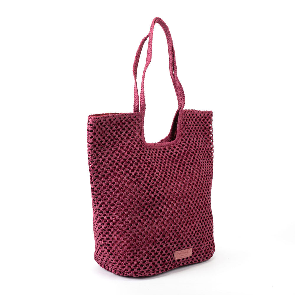 Ariel Tote Bag - Red Wine